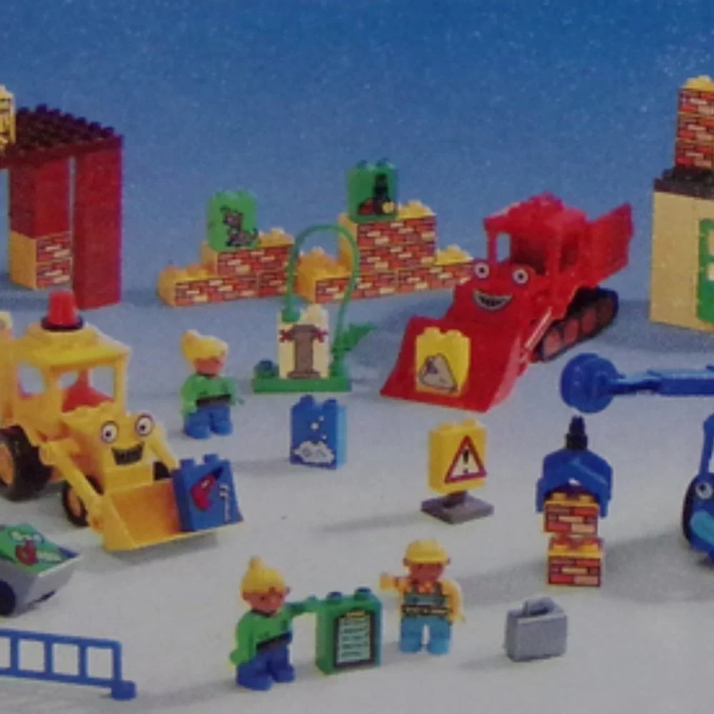 Lego Yellow Blue Red Construction Playset Pieces